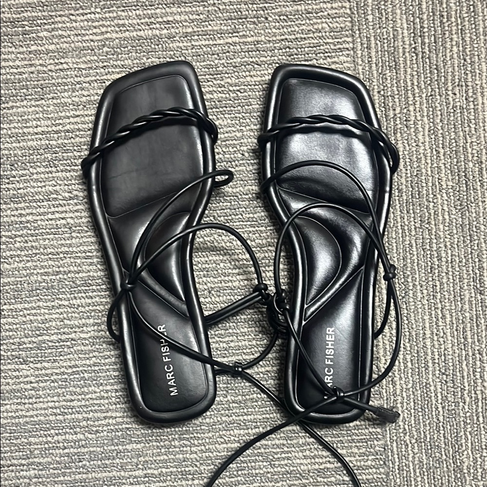 Marc Fisher Black Women's Sandals